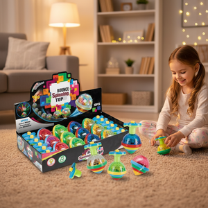 Trompo de Plástico Clásico para Niños con Luz y Música - Product Image 2
