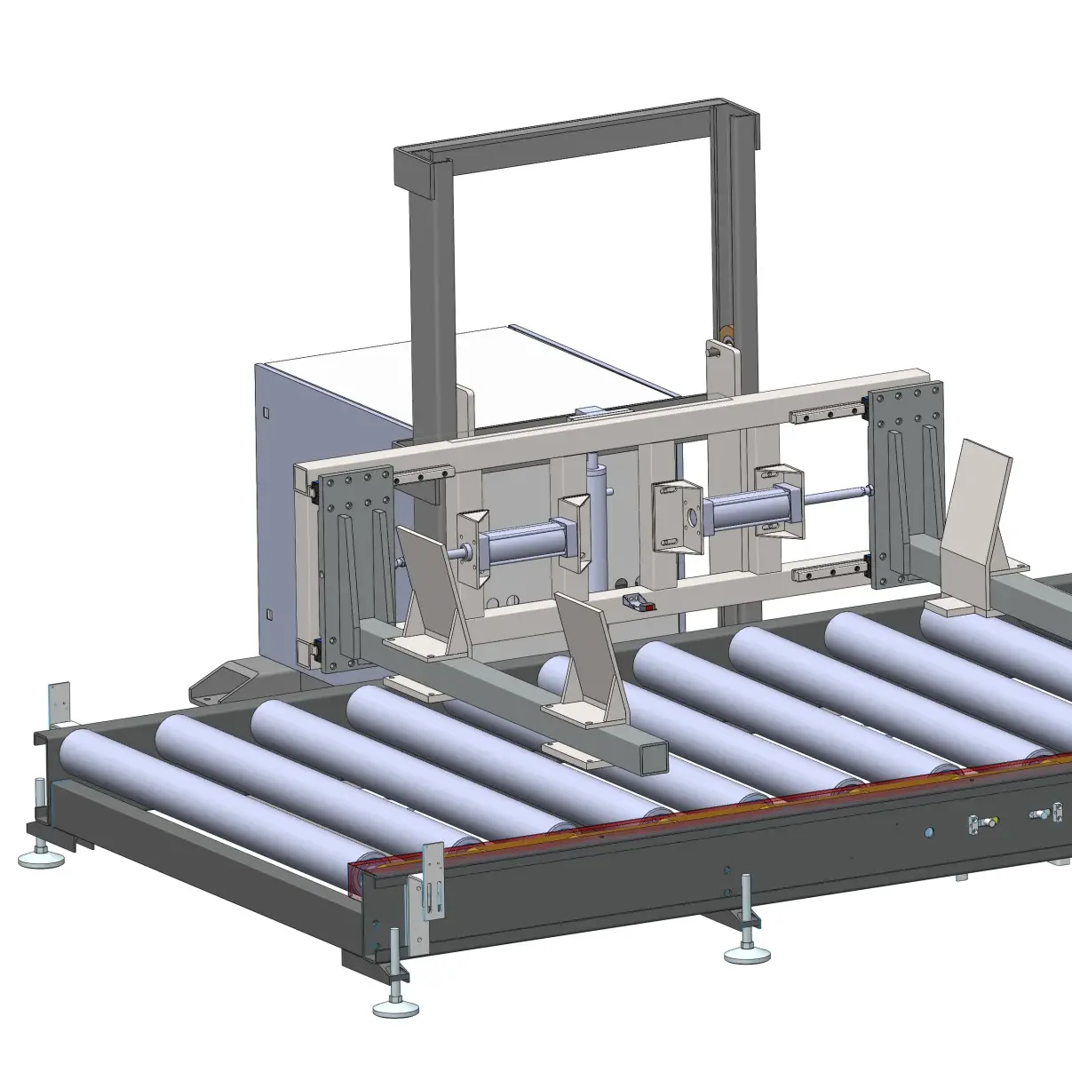 Preço Do Competidor Aço Pallet Gravidade Manual Rolo Transportador Sistema, motorizado Powered Pallet Transportador Rolo Sistema