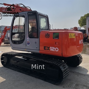 Mini-pelles Hitachi EX120 d'occasion 12 tonnes Japon Original en bon état avec moteur d'origine Engrenage Vente à bas prix! - Product Image 1