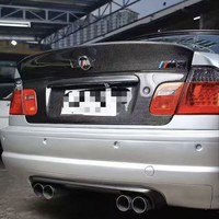 Portón Trasero de Fibra de Carbono Estilo CSL para Serie 3 E46 M3 318i 325i 330i Sedán - Ajuste y Protección