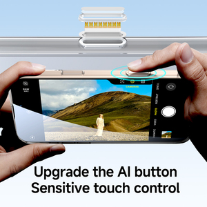 Ốp điện thoại trong suốt chống ố vàng, từ tính, chống rơi, độ trong suốt cao, dành cho <span class=keywords><strong>iPhone</strong></span> 17 Pro, cung cấp bởi nhà máy - Product Image 3