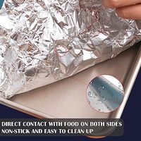 11.81 ''* 75FT Papel Aluminio Emballage Alimentaire Emballage BBQ Cuisson Rouleau De Papier D'aluminium