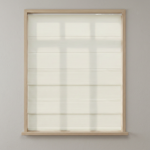 Best Seller Modern Plain Vertical Flame Retardant 100% Polyester Fabric Spring Lift System Roman <b>Shades</b> French <b>Window</b> - Product Image 3