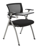 Chaise de bureau ergonomique pliable en métal au design moderne, chaises de salle de conférence en maille pour salle de réunion