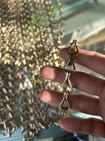 Maille décorative en aluminium pour rideaux en or brillant et or mat de 2mm de diamètre