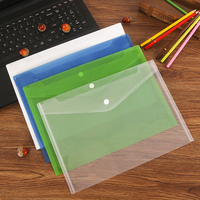 Pochette de classement transparente en PP personnalisée, haute qualité, pour le rangement de documents de bureau