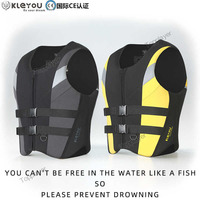 Premium adulte néoprène gilet de sauvetage respirant Surf raft Kayak pêche Jet Ski Sport nautique Super flottabilité gilet pour l'eau