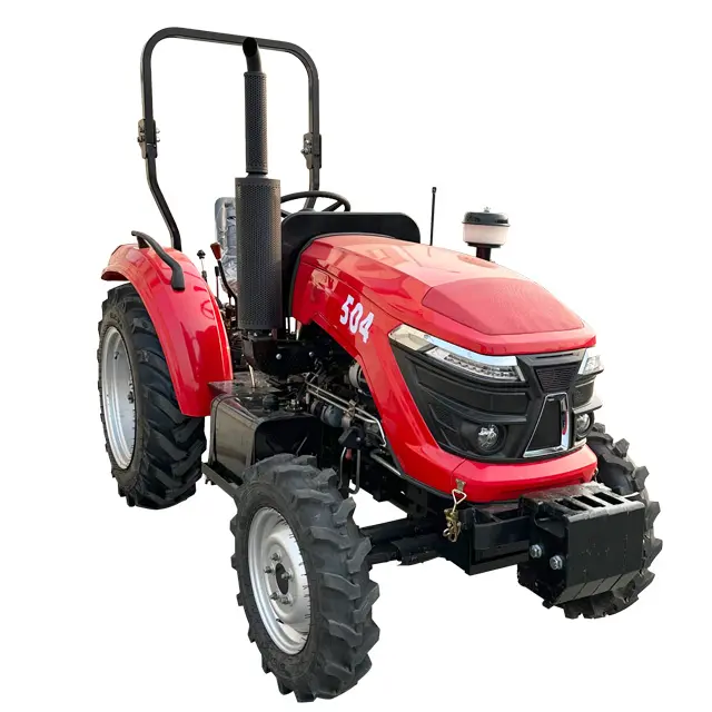 Factory Directly Supply farm tractor mini tiller rotary 50hp wheeled lawn mower tractor with best price