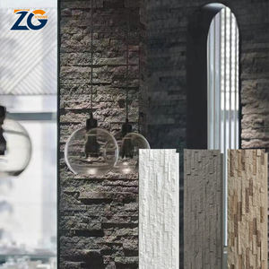 ZGSTONE un panneau pierre de Culture artificielle Pu Faux champignon pierre placage panneau mural latte pour l'aménagement paysager - Product Image 4