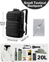Sac à dos pliable portable 16L, sac à dos de voyage ultraléger, sac à dos réutilisable et pliable pour adultes
