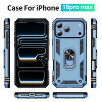 Coque de protection antichoc pour objectif d'appareil photo avec anneau magnétique pour iPhone 18 Pro/18 Pro Max/17/Air/16/15/14/13/12/11
