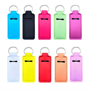 Porte-clés en néoprène personnalisé <span class=keywords><strong>Maihong</strong></span> pour rouge à lèvres, étui écologique portable pour baume à lèvres, pendentif coloré anti-perte - Product Image 5