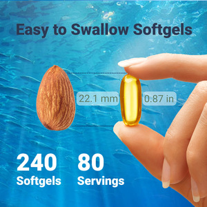 הסיטונאי כוח דגים שמן אומגה <span class=keywords><strong>3</strong></span> <span class=keywords><strong>3</strong></span> Dha & epa softgel כמוסות לבחור שמן דגים ים עמוק איכות למפרק ובריאות המוח - Product Image 2