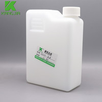 Bouteille en PEHD de 1 L (1000 ml) pour réactif hématologique, utilisée dans les laboratoires avec l'analyseur Shimadzu 8000 pour diluant et tampon.