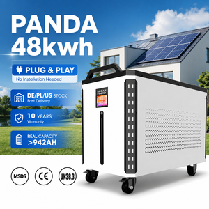 Sistema de Almacenamiento Solar de 48kWh 51.2V 942Ah con Envío Rápido, Fuente de Alimentación Doméstica, Protección Contra Incendios, Ciclo Profundo - Product Image 1