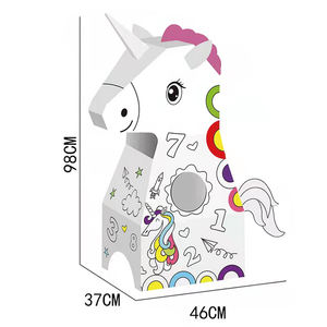 Mainan DIY Karton Puzzle Doodle yang Dapat Dipakai untuk Mewarnai Menggambar Seni Melukis Mewarnai DIY - Product Image 1