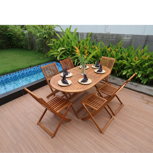 Wholesale Cheap Contemporary Eco-friendly Acacia Wooden <b>Foldable</b> <b>Garden</b> Chair for Villa Park Bedroom Kitchen & Courtyard Use - Product Image 1