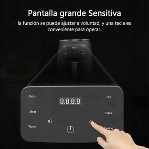 Friteuse à air électrique sans huile DON FELIZ AE107 1400W à panier unique de 4,5 L avec contrôle numérique et revêtement céramique en plastique pour comptoir - Product Image 6