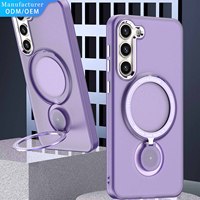 Coque de téléphone universelle dégradée rotative à 360 degrés pour Samsung Galaxy S23 Series (S23 Plus S23 Ultra) Bonnes coques de téléphone portable