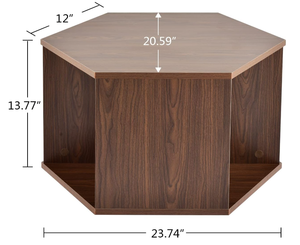 Tavolino <span class=keywords><strong>da</strong></span> caffè moderno Design speciale esagono MDF tavolino <span class=keywords><strong>da</strong></span> <span class=keywords><strong>salotto</strong></span> per la conservazione - Product Image 5