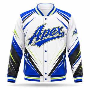 Op maat gemaakte varsity jacket sublimatie varsity jacket heren dropshipping product 2026 sublimatie blanks print on demand Shopify - Product Image 1