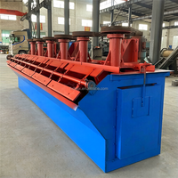 Machine de flottation Hengchang SF1.2 en acier inoxydable et cuivre doré avec moteur, haute rigidité, capacité de 1-2 tph