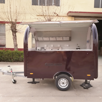 Hamburger Mobile pour aliments, livraison rapide, nourriture, Hamburger, Pizza, camion, chien chaud, Restaurant, jus de bière, Bar, petite remorque