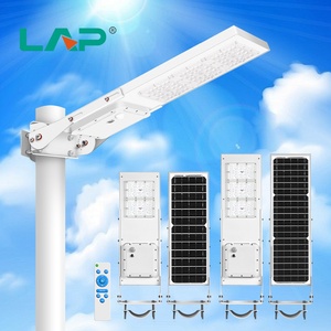Đèn đường năng lượng mặt trời tích hợp tất cả trong một, chống nước IP65, độ sáng cao, công suất 60W 90W - Product Image 1