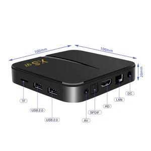 Oem Wholesale XS97 2+16GB 4 Core 64bit 2.4G+5G WIFI 2+16GB smart tv android 11 wifi box With OEM suppliers