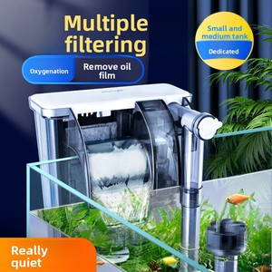 Sistem Sirkulasi Air Terjun Filter Akuarium Plastik Tiga-dalam-Satu Pompa Pemurnian dan Oksigenasi Air Akuarium - Product Image 5