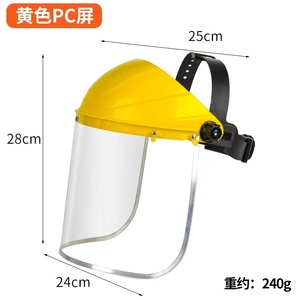 Medical Eye-protecting Double-sided Anti-fog Transparent Protective <strong>Face</strong> <strong>Shield</strong> - Product Image 2
