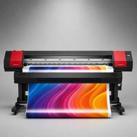 Impresora solvente ecológica de alta velocidad de 1,8 m y 1,9 m XP600 I3200 DX5, máquina de impresión de producción de pegatinas Flexibles de Vinilo de pancarta de gran formato