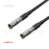 CXP12 HD-BNC à HD-BNC câble de vision industrielle High Flex 12.5 Gbps pour caméra industrielle câble CoaXPress