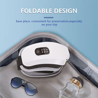 Masseur oculaire chauffant pour le soulagement, masque oculaire chauffant avec musique, appareil de soin des yeux pour la fatigue oculaire, excellente idée cadeau