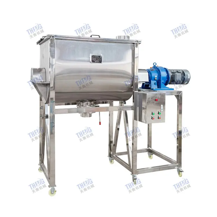 Industrial horizontal food powder flour mixer machine mixing equipment