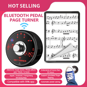 Có Thể Sạc Lại Chống-Trượt Không Dây Trang Lần Lượt Chân Bàn Đạp Chuyển Đổi Bt Tấm Âm Nhạc Trang Turner Cho Máy Tính Bảng Điện Thoại - Product Image 6