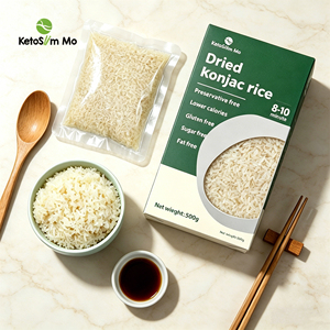 Arroz Konjac Seco Ketoslimmo Sin Azúcar, Apto para <span class=keywords><strong>Dieta</strong></span> Keto, Shirataki de Alta Calidad, Sin Gluten, Sabor Puro, Apto para Diabéticos - Product Image 3
