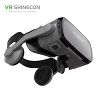 Gafas 3D VR Polarizadas Inteligentes G07E Personalizadas con Auriculares, Pantalla Virtual de Más de 80 Pulgadas, Compatibles con Teléfonos IOS/Android - Virtual