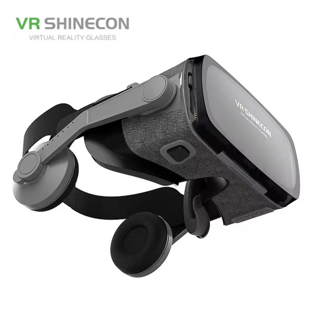 Customized G07E Smart Polarized 3D VR Glasses Earphones Virtual Screen Size >80" Compatible for IOS/Android Phones-Virtual