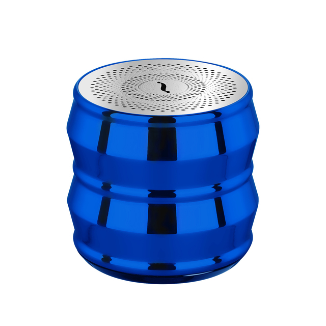 Custom Blue Portable Mini BT Speaker Metal Body 3W Power Outdoor Car Home Use Wireless Sound System Compact Design
