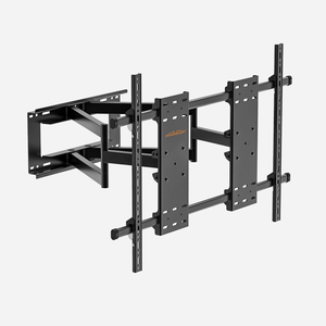Supporto da Parete <span class=keywords><strong>per</strong></span> <span class=keywords><strong>TV</strong></span> con <span class=keywords><strong>Braccio</strong></span> <span class=keywords><strong>Lungo</strong></span> Completamente Articolato in Acciaio Laminato a Freddo Nero <span class=keywords><strong>per</strong></span> <span class=keywords><strong>TV</strong></span> da 26-90'' con VESA Fino a 900x600mm - Product Image 1