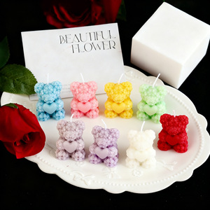 Maison & Jardin Décoration d'intérieur Bougies & Parfums d'ambiance Bougies parfumées Cadeau de la Saint-Valentin Aromathérapie Créatif Fait main Rose mignonne - Product Image 2