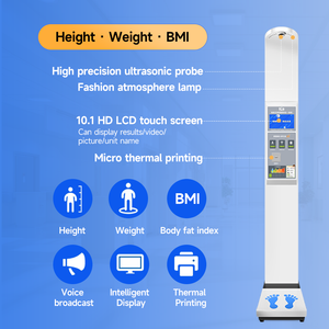 Verkaufsautomat Körperwaage Münzbetriebene BMI-Maschine mit Größen-, Gewichts- und Blutdruckmessung Drahtlose Waage - Product Image 5