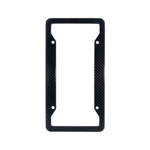 Marco de matrícula de fibra de carbono genuina, especificaciones de EE. UU., soporte para automóvil/motocicleta eléctrica, ligero. - Product Image 5