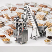 Machine d'emballage automatique VFFS pour petits sachets de snacks, noix de cajou, cacahuètes, haricots, graines, céréales, chips et granulés