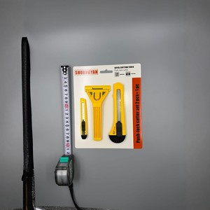 Shuangyan Utility <b>Knife</b> Set 18mm Push <b>Lock</b> Cutter With Scraper For Office And Home Use - Product Image 4