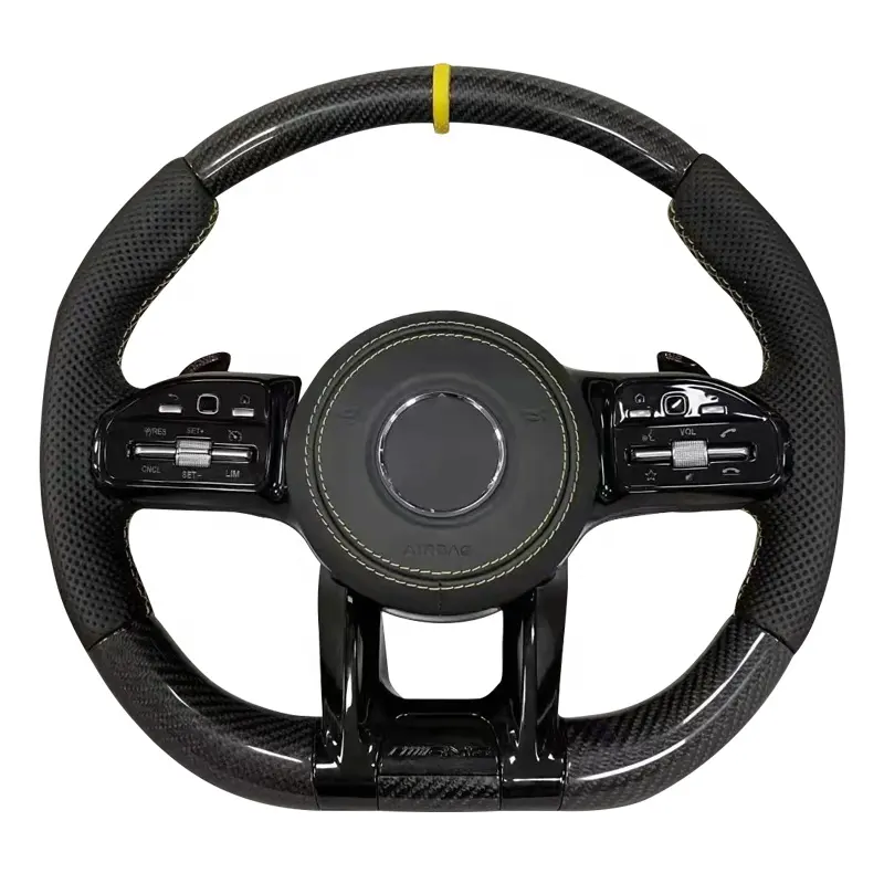 DJCN Professional Factory Real Carbon Fiber AMG Steering wheel for Mercedes AMG Vito W447 V-Class