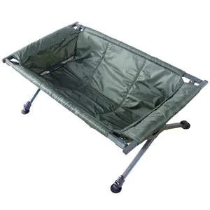 Selco Oem Oxford Fabric 120cm Length Adjustable Leg Folding Carp Fishing Equipment Carp Cradle