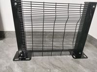 Clôture de sécurité antivol en acier au carbone Duty 358 avec fil de 4 mm, facilement assemblable, hauteur de 8 pieds, design 3D, pour stations et utilités