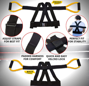 Harbour Guantoni Da Boxe Set Fasce di Resistenza per Gamba e Braccio Esercizi Bande di Resistenza <span class=keywords><strong>Stretching</strong></span> Cinghia Set - Product Image 3